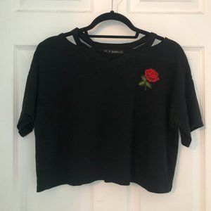Black Crop Top